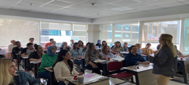 classroom with students